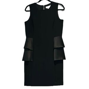 Michael by Michael Kors black cocktail peplum dress size 8 Classy dress